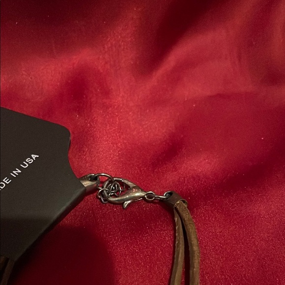 Rustic Brown Bohemian Necklace with Intricate Pendant - Picture 4 of 4